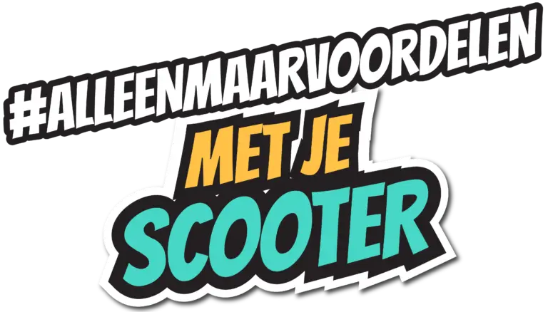 #alleenmaarvoordelen met je scooter
